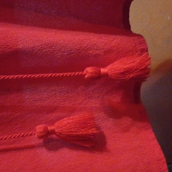 Liz Claiborne Women's petite L Red blouse - Picture 7 of 9